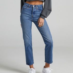 Levi’s wedgie straight leg jeans in Jive sound
